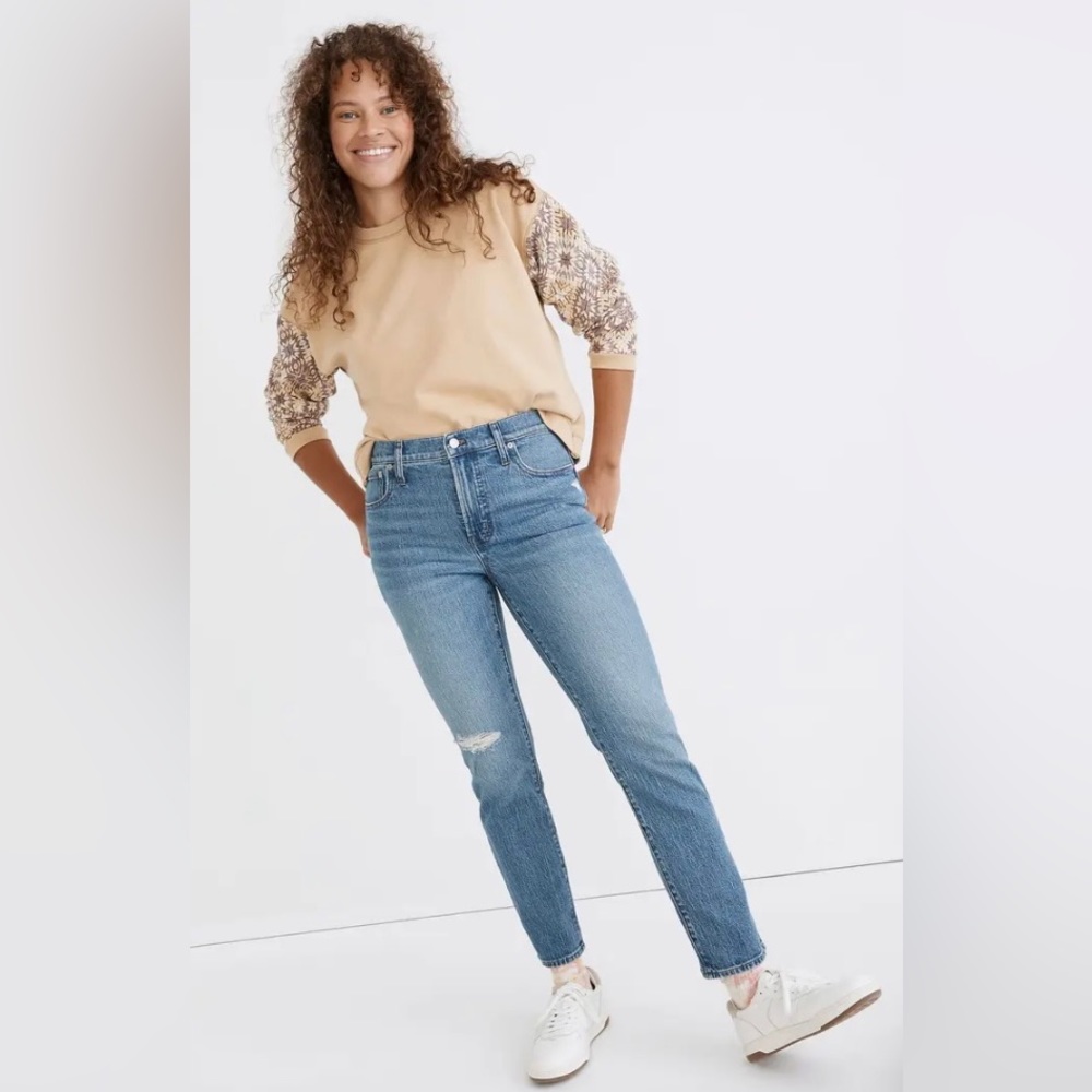 NWOT Madewell The Mid-Rise Perfect Vintage Jeans, Size 31, Ainsdale Wash